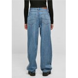 Urban Classics - High Waist 90'S Wide Leg - Denim Broek - Blauw