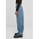 Urban Classics - High Waist 90'S Wide Leg - Denim Broek - Blauw