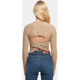 Urban Classics - Trui - Beige - Slanke Pasvorm - Lange Mouw