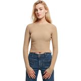 Urban Classics - Trui - Beige - Slanke Pasvorm - Lange Mouw