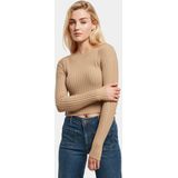 Urban Classics - Trui - Beige - Slanke Pasvorm - Lange Mouw