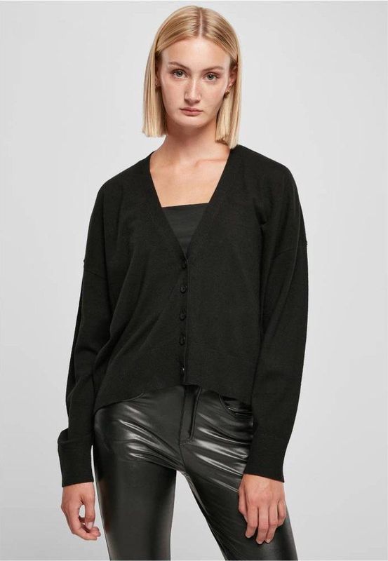 Urban Classics - EcoVero Oversized Cardigan - Zwart