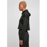 Urban Classics - Short Scuba Crop Hoodie - Zwart