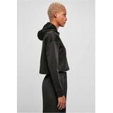 Urban Classics - Short Scuba Crop Hoodie - Zwart