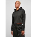 Urban Classics - Short Scuba Crop Hoodie - Zwart