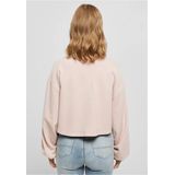 Urban Classics - Small Embroidery Terry Crewneck Crop Sweater/Trui - Roze