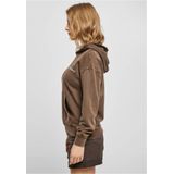 Urban Classics - Small Embroidery Terry Hoodie/trui - Bruin