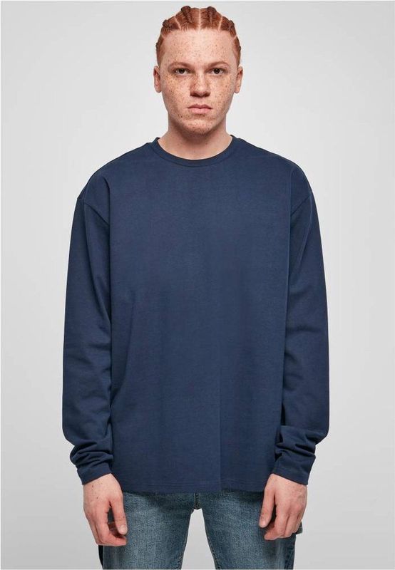Urban Classics - Ultra Heavy Oversized Longsleeve shirt - Donkerblauw