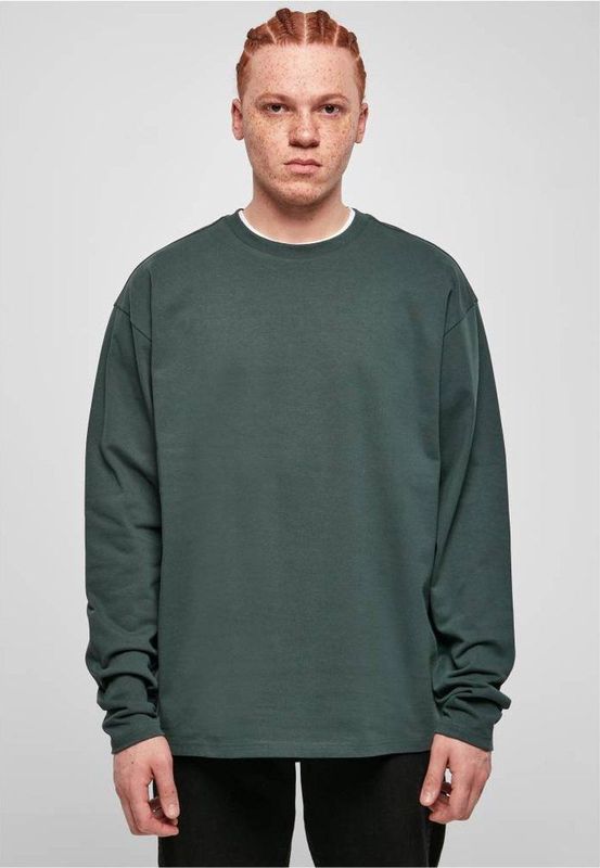 Urban Classics - Ultra Heavy Oversized Longsleeve shirt - Groen