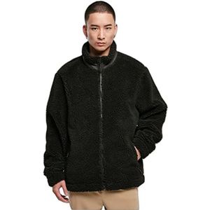 Urban Classics - Basic Sherpa Jacket - 4XL - Zwart