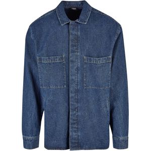 Overhemd - Denim - Comfort Fit - Lange Mouw - Effen - Kentkraag