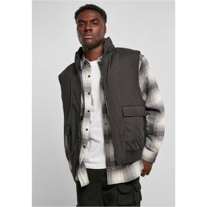 Urban Classics Herren Weste Clean Puffer Vest black 5XL