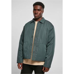 Urban Classics - Utility Jacket - Groen - Gewatteerd - Casual Stijl