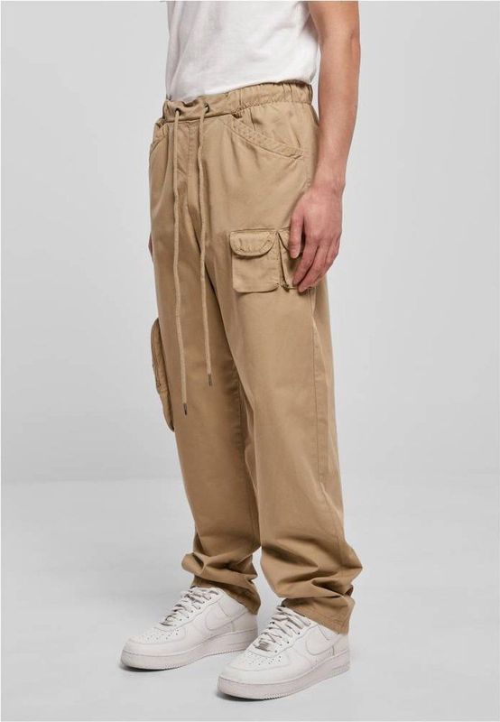 Urban Classics - Asymetric Broek rechte pijpen Beige