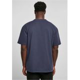 Urban Classics - Oversized Inside Out Heren T-shirt - Donkerblauw
