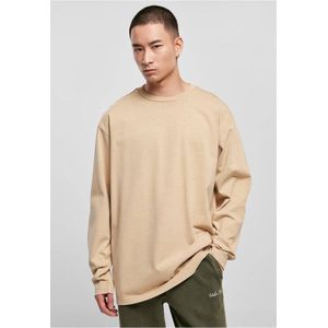 Urban Classics - Heavy Oversized Garment Dye Longsleeve shirt - Beige