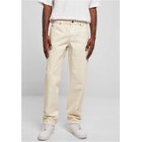 Urban Classics - Colored Loose Fit Jeans Broek rechte pijpen Ivoorkleurig