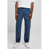 Urban Classics - Colored Loose Fit Jeans Broek rechte pijpen Donkerblauw