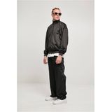 Urban Classics - Classic Trainingsjack - Zwart - Polyester - Oversized Pasvorm