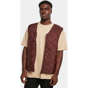 Urban Classics - Zipped Gilet - Rood - 100% Polyester