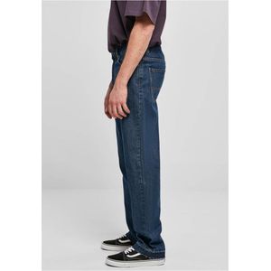 Urban Classics - Open Edge Loose Fit Broek rechte pijpen Donkerblauw