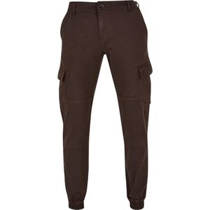 Urban Classics - Washed Cargo Twill Heren joggingbroek Bruin
