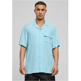 Urban Classics - Viscose Camp Overhemd - Blauw