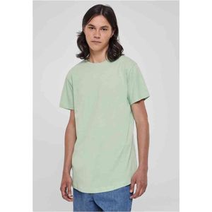 Urban Classics - Shaped Long Heren T-shirt - Groen