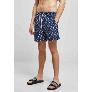 Urban Classics - AOP Zwemshorts - Navyseahorse