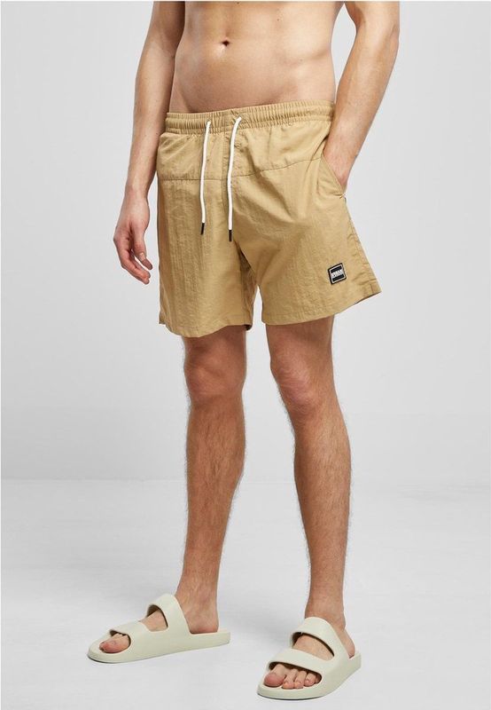 Urban Classics - Block - Zwemshorts - Beige