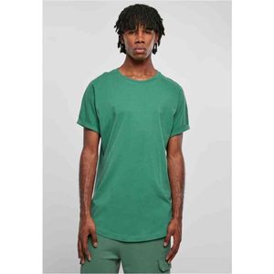 Urban Classics - Long Shaped Turnup - T-shirt - Groen