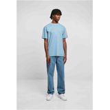 Urban Classics - Heavy Oversized Garment Dye Heren T-shirt - Blauw