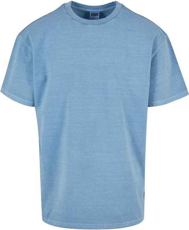 Urban Classics - Heavy Oversized Garment Dye Heren T-shirt - Blauw