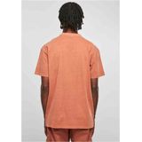 Urban Classics - Heavy Oversized Garment Dye Heren T-shirt - Oranje