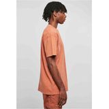 Urban Classics - Heavy Oversized Garment Dye Heren T-shirt - Oranje