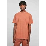 Urban Classics - Heavy Oversized Garment Dye Heren T-shirt - Oranje