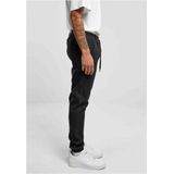 Urban Classics - Knitted Denim lighter washed Heren joggingbroek - Zwart