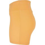 Urban Classics Korte damesshort van gerecycled materiaal, gerecycled, high waist cycle, hot pants, maten XS - 5XL, Paleoranje, XS