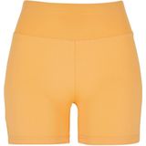 Urban Classics Korte damesshort van gerecycled materiaal, gerecycled, high waist cycle, hot pants, maten XS - 5XL, Paleoranje, XS