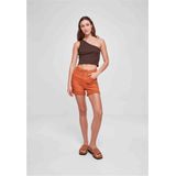 Urban Classics - Cropped Asymmetric Top - Bruin - Cami Hemd