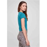 Urban Classics - Stretch Jersey Crop Top - Blauw