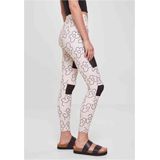 Leggings - Bloemenprint - Elastische Taille - High Waist - 7/8 Lengte