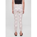 Leggings - Bloemenprint - Elastische Taille - High Waist - 7/8 Lengte