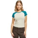 Urban Classics Ladies Organic Stretch Short Retro Baseball Tee