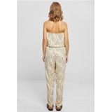 Urban Classics - Viscose Bandeau Jumpsuit - Creme/Zwart