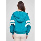 Crinkle Batwing Jacket - Watergreen - 100% Nylon