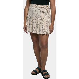Urban Classics - Viscose Mini Rok - Softseagrassflower - Twee-in-One Met Ceintuur