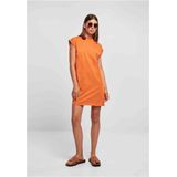 Jerseyjurken - Turtle Extended Shoulder Dress - Vintageorange - 100% Katoen
