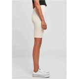 Urban Classics - High Waist Korte cycle broek - Ivoorkleurig