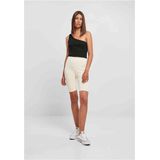 Urban Classics - High Waist Korte cycle broek - Ivoorkleurig